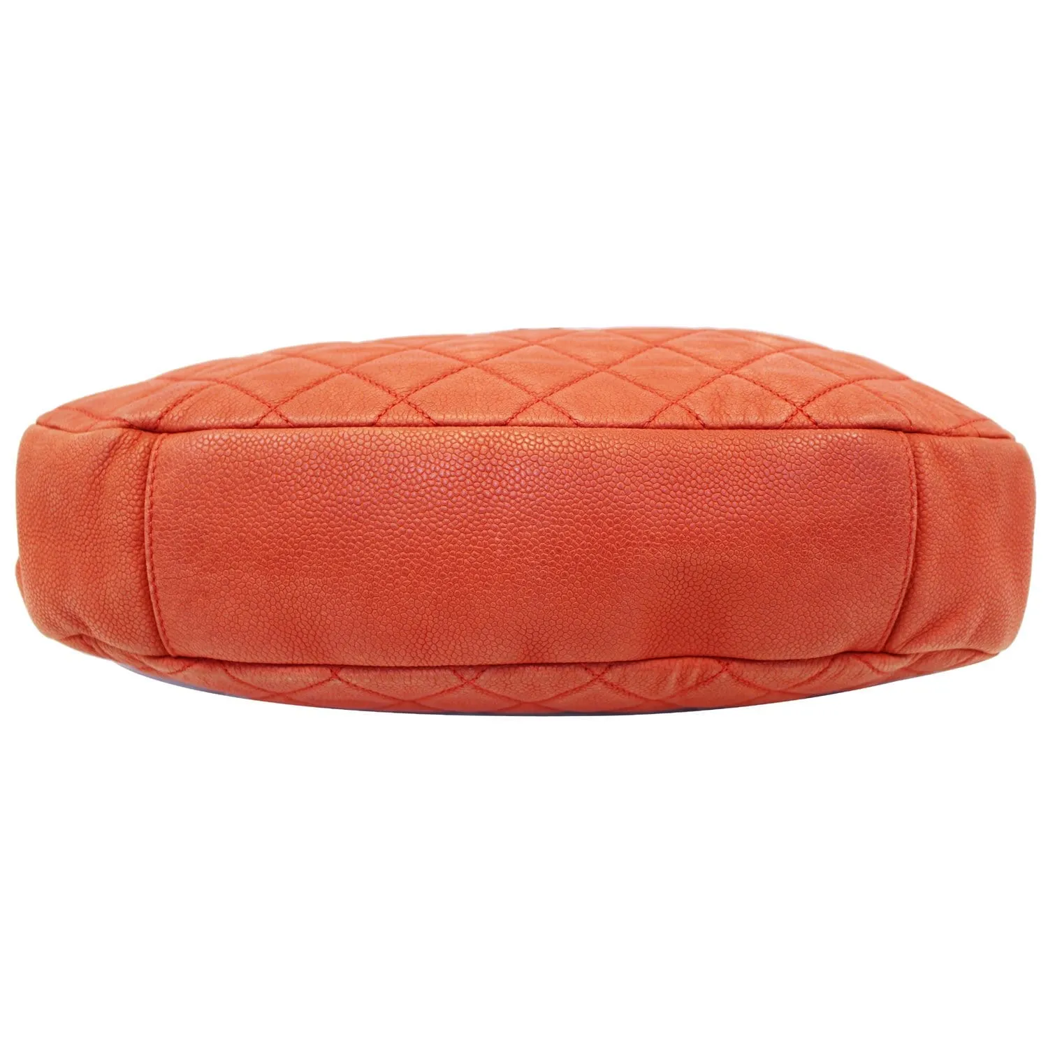 CHANEL Red Flap Soft Caviar Leather Shoulder Crossbody Bag - 15% OFF