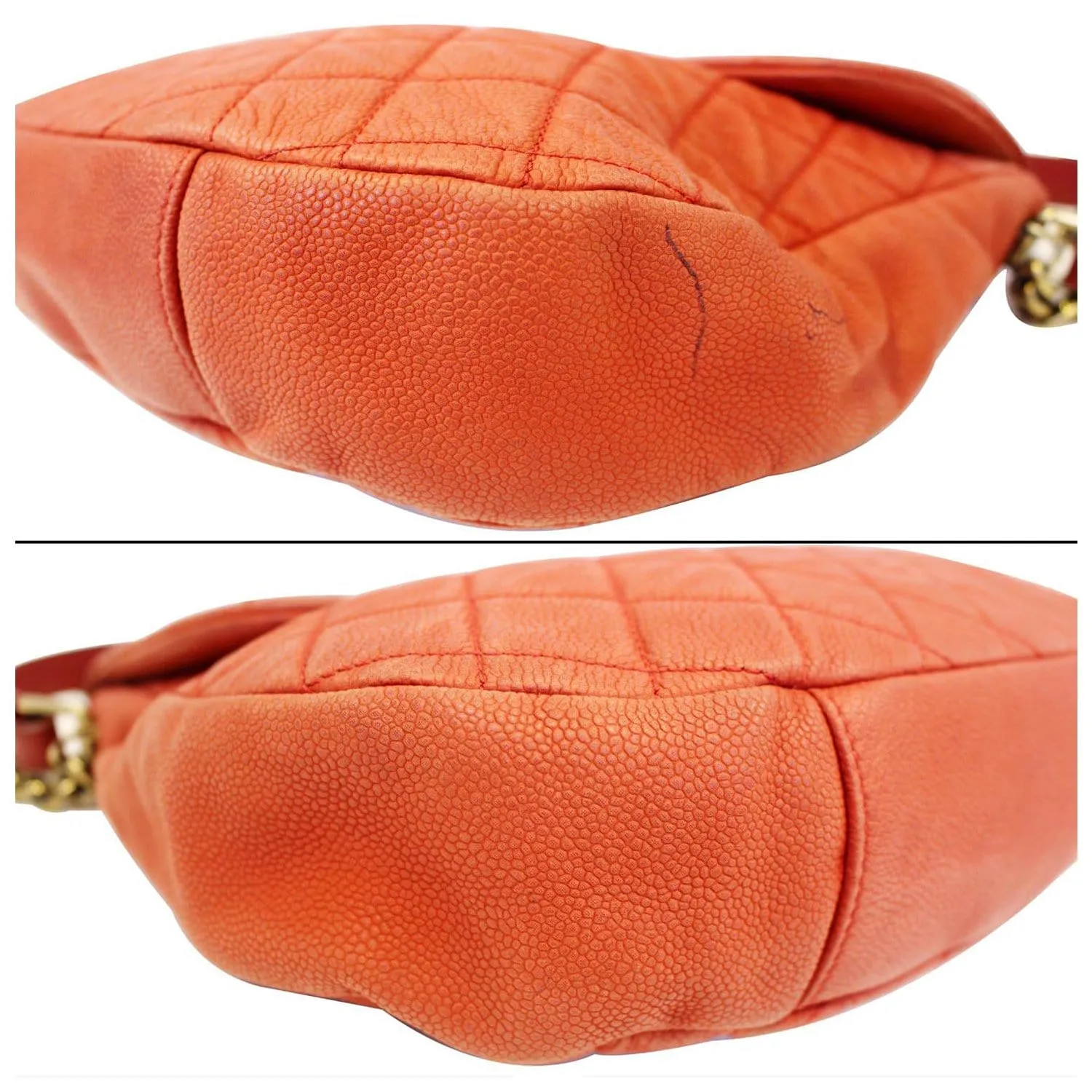 CHANEL Red Flap Soft Caviar Leather Shoulder Crossbody Bag - 15% OFF
