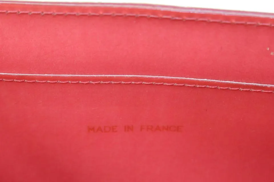 Chanel Red Holographic CC Logo Chain Tote Hologram Bag 4ck726a