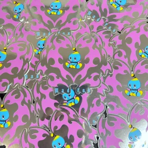 Chao's Heart Mirror Sticker