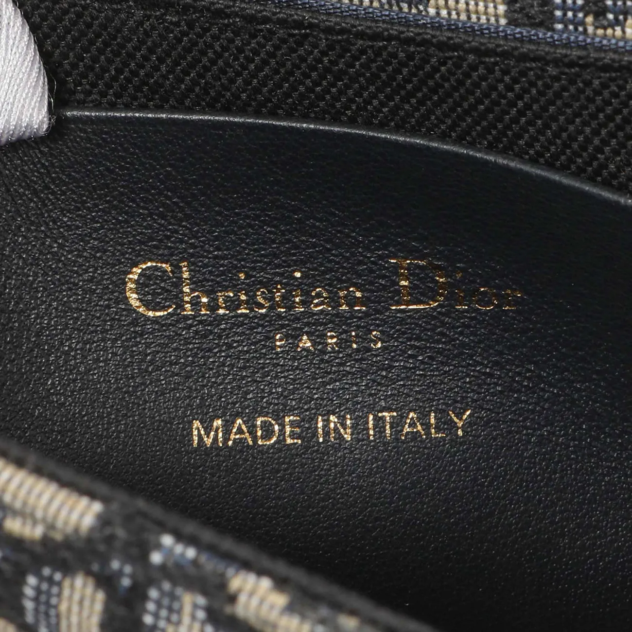 Christian Dior Blue Oblique Nano 30 Montaigne Pouch