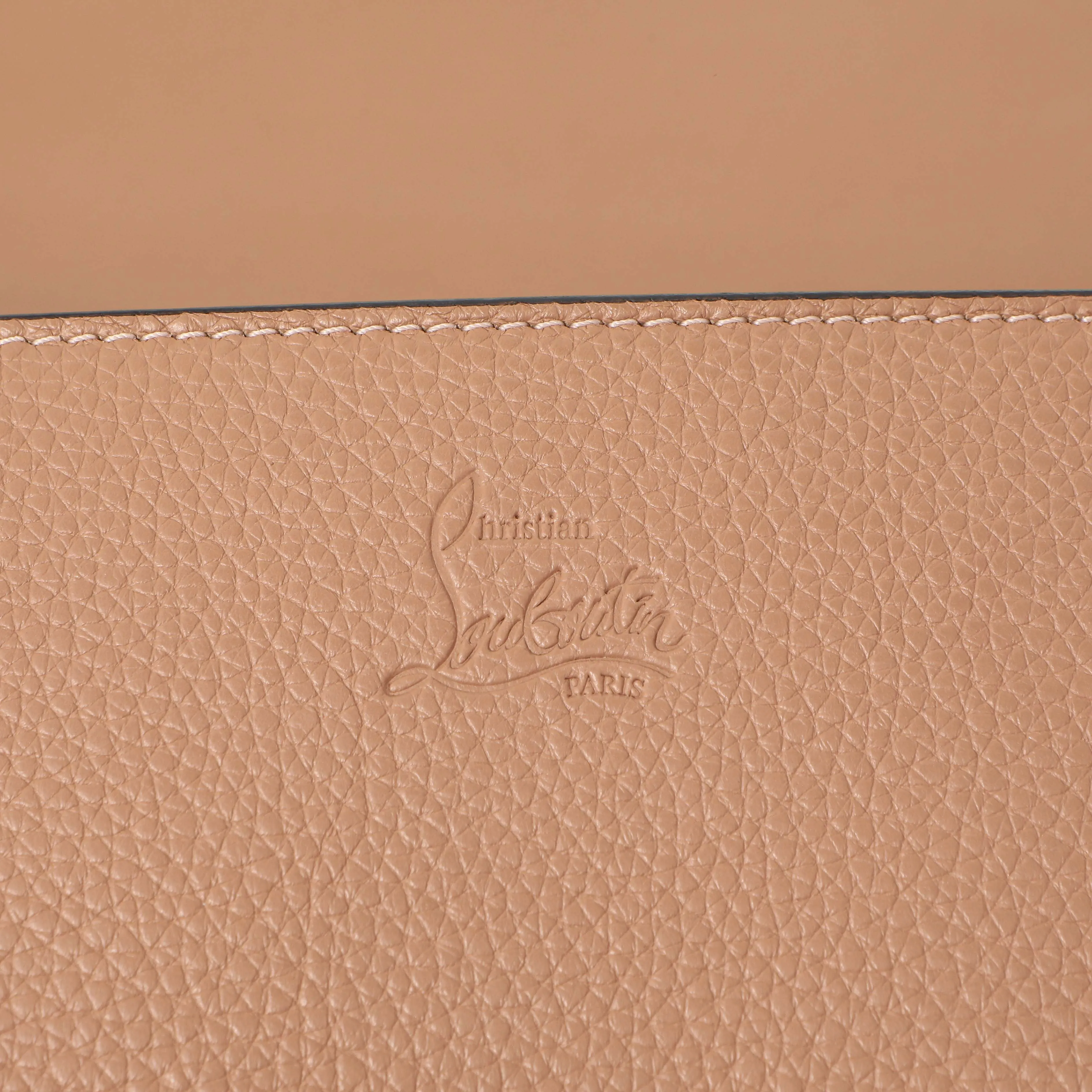 Christian Louboutin Beige Loubinthesky Paloma Clutch