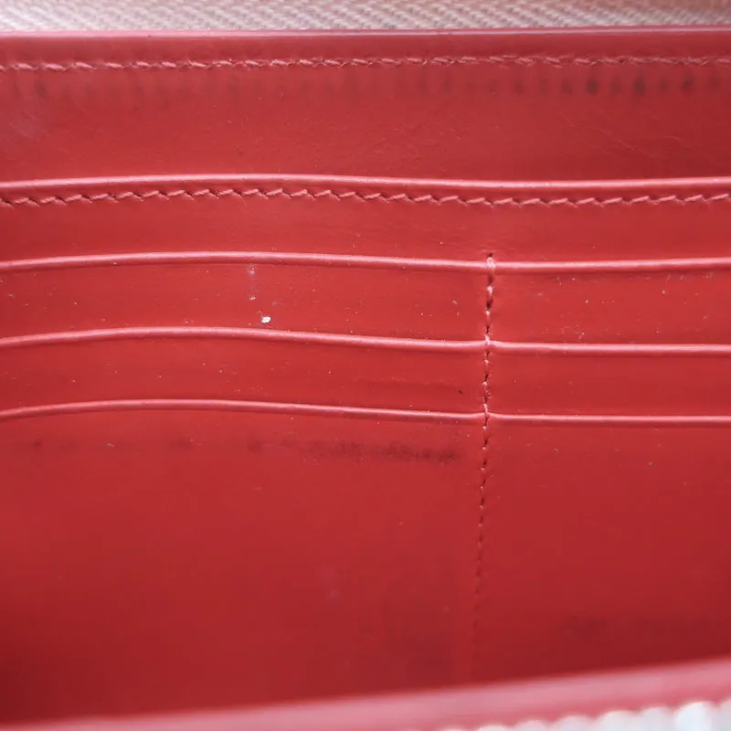 Christian Louboutin Panettone Spike Continental Wallet Rose Pink Grained Leather