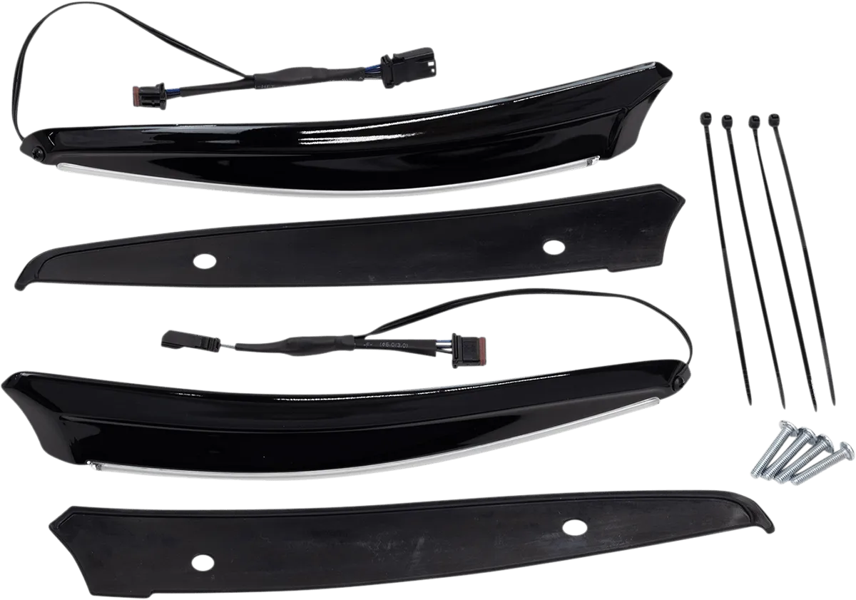 Ciro 11051 Horizon LED Windshield Trim - Black LED