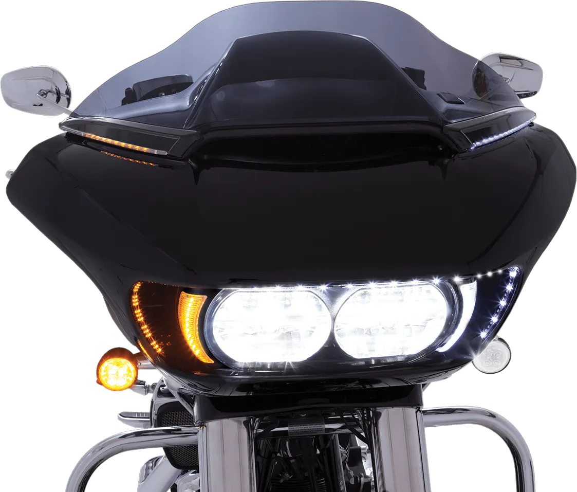 Ciro 11051 Horizon LED Windshield Trim - Black LED