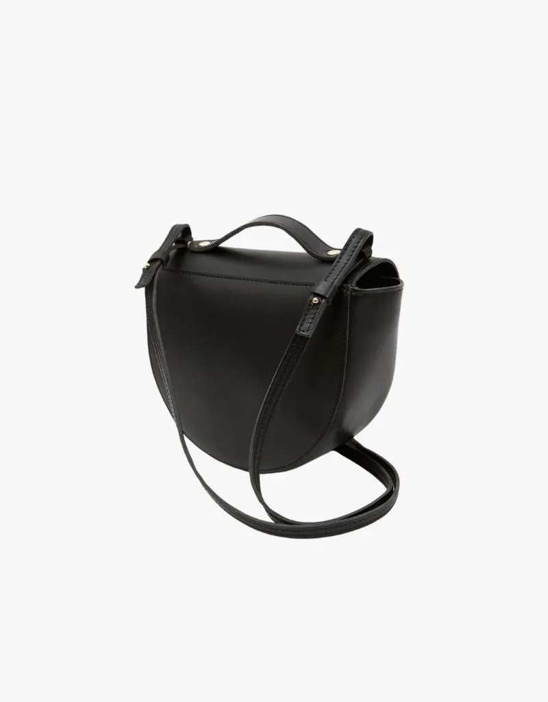 Clare V. Elodie Handbag in Black Veg