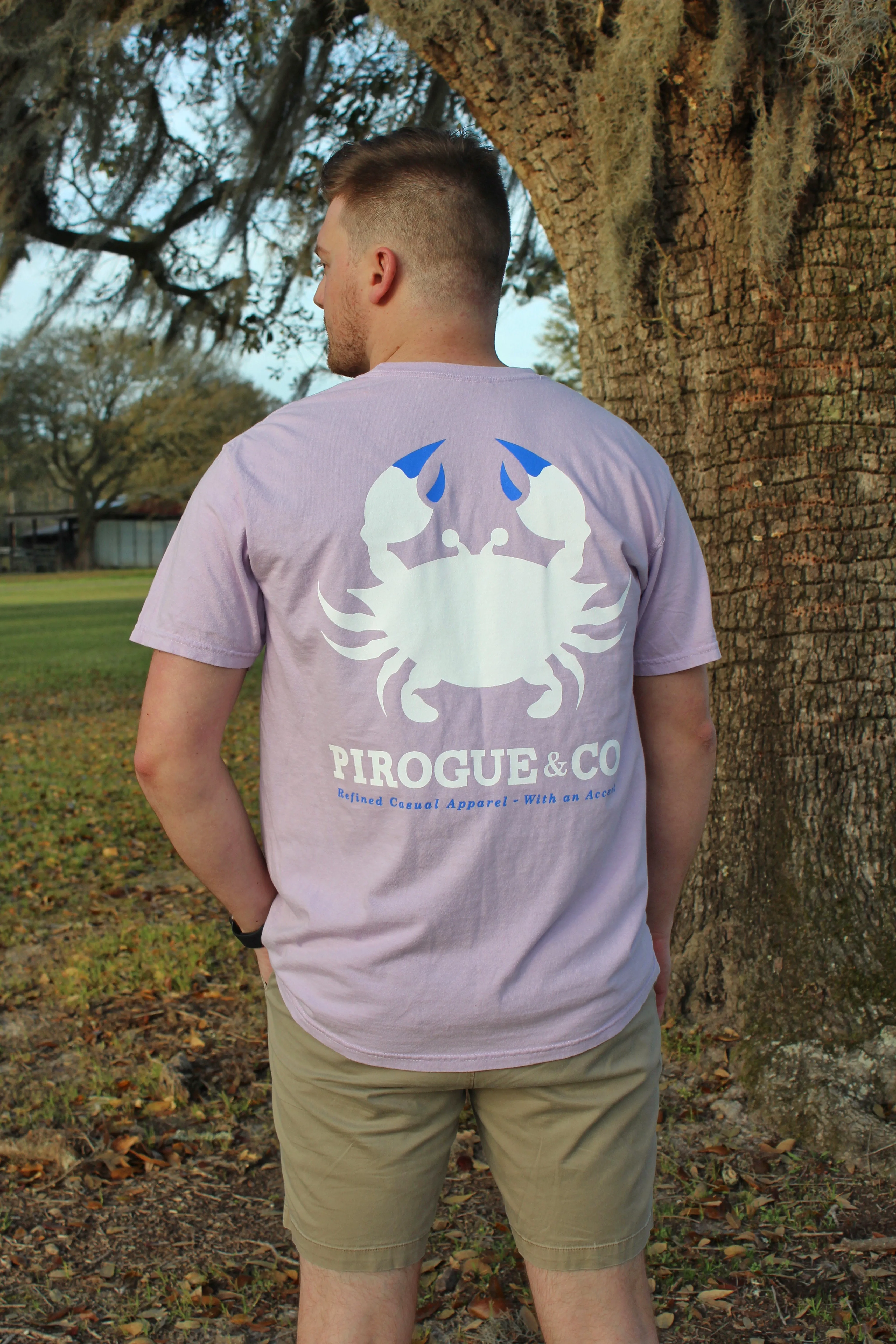 Classic Crab Tee | Iris Purple
