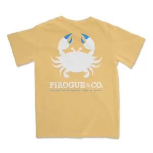 Classic Crab Tee | Pineapple Yellow