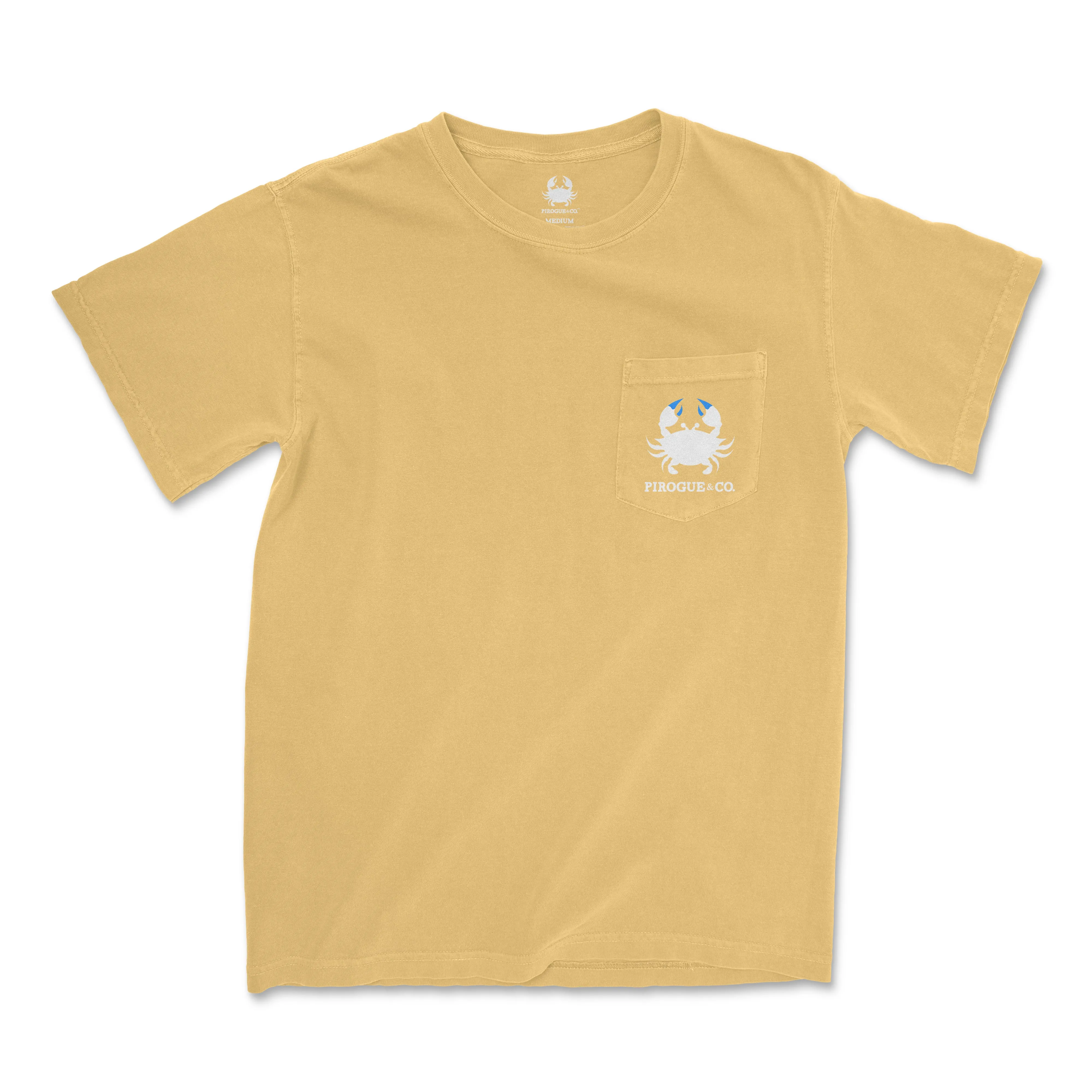 Classic Crab Tee | Pineapple Yellow