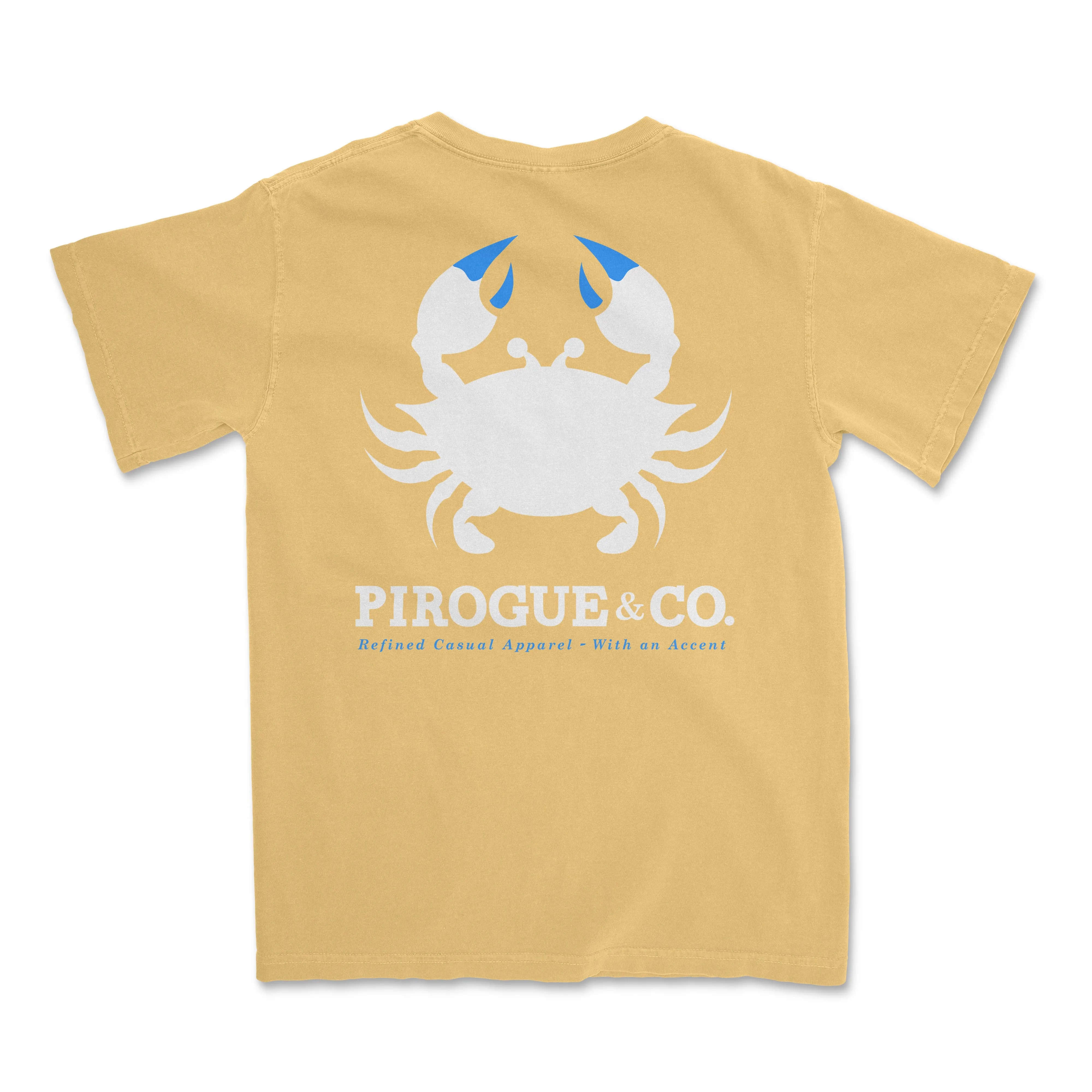 Classic Crab Tee | Pineapple Yellow
