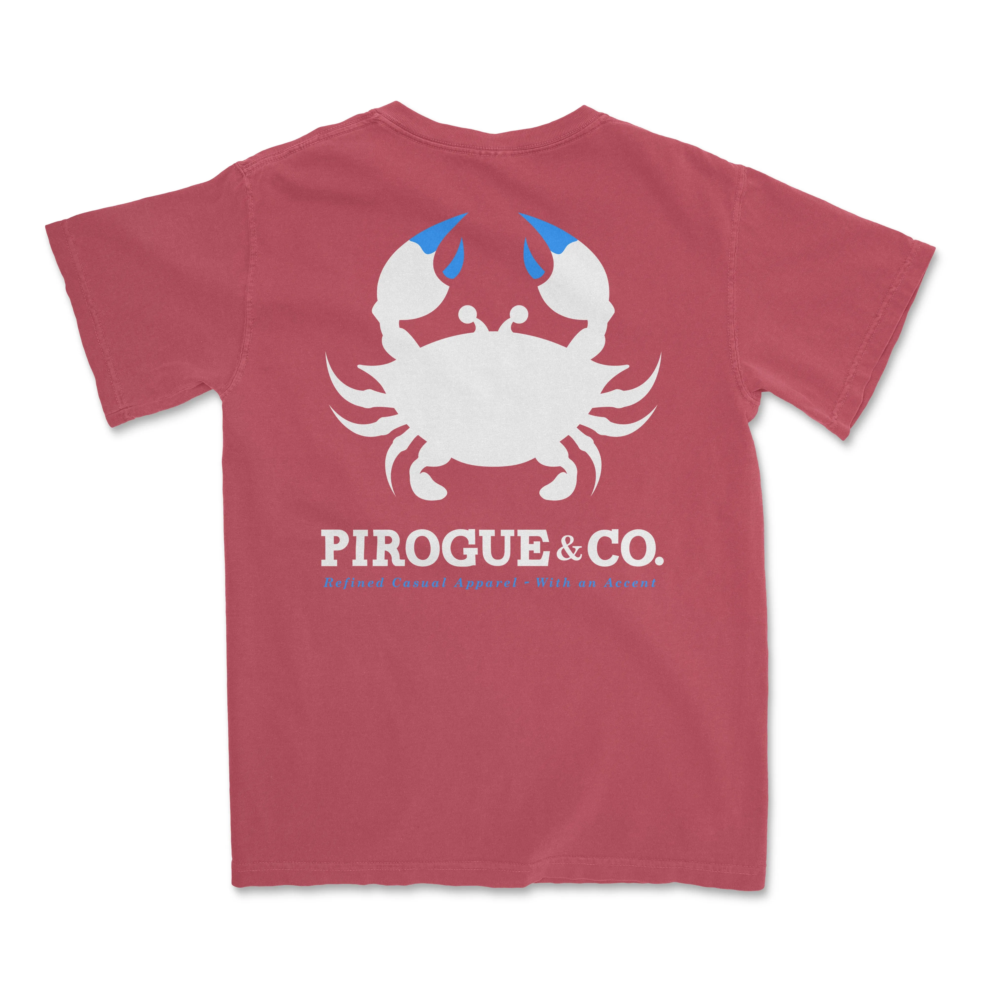 Classic Crab Tee | Ruby Red