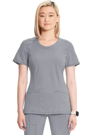 Classics 2624A Round Neck Top Grey