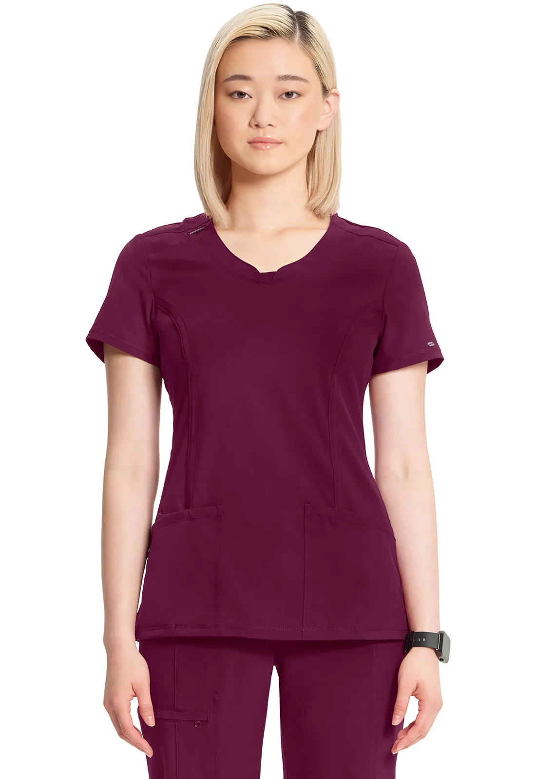 Classics 2624A Round Neck Top Wine
