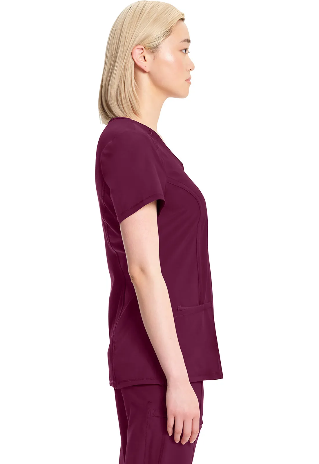 Classics 2624A Round Neck Top Wine