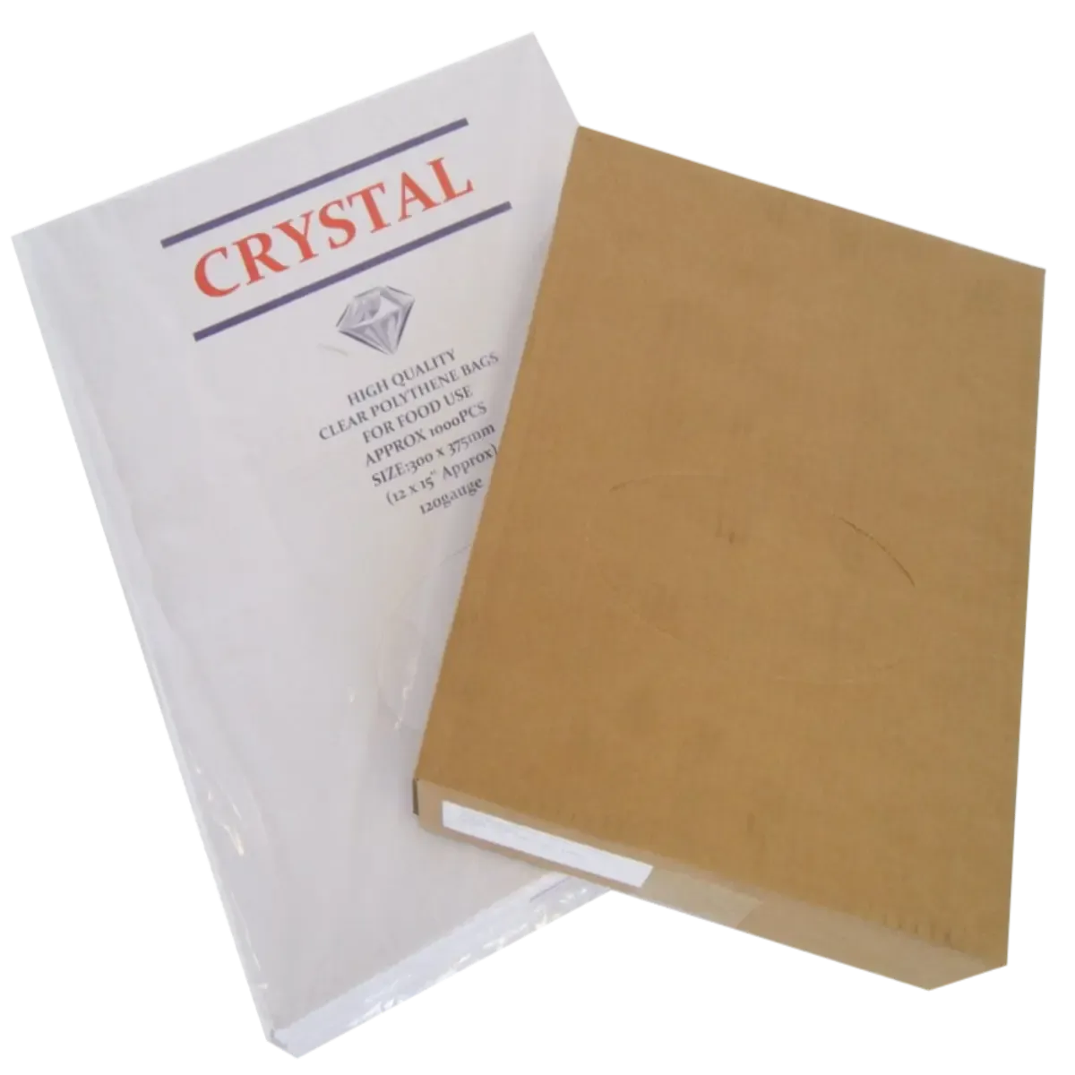 Clear Packaging Bags Plain Polythene LDPE 100G