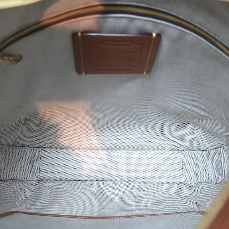 COACH Ergo 33 Shoulder Bag Saddle Brown Leather Large Hobo NEW