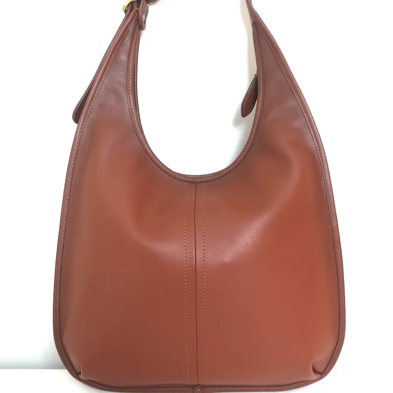 COACH Ergo 33 Shoulder Bag Saddle Brown Leather Large Hobo NEW