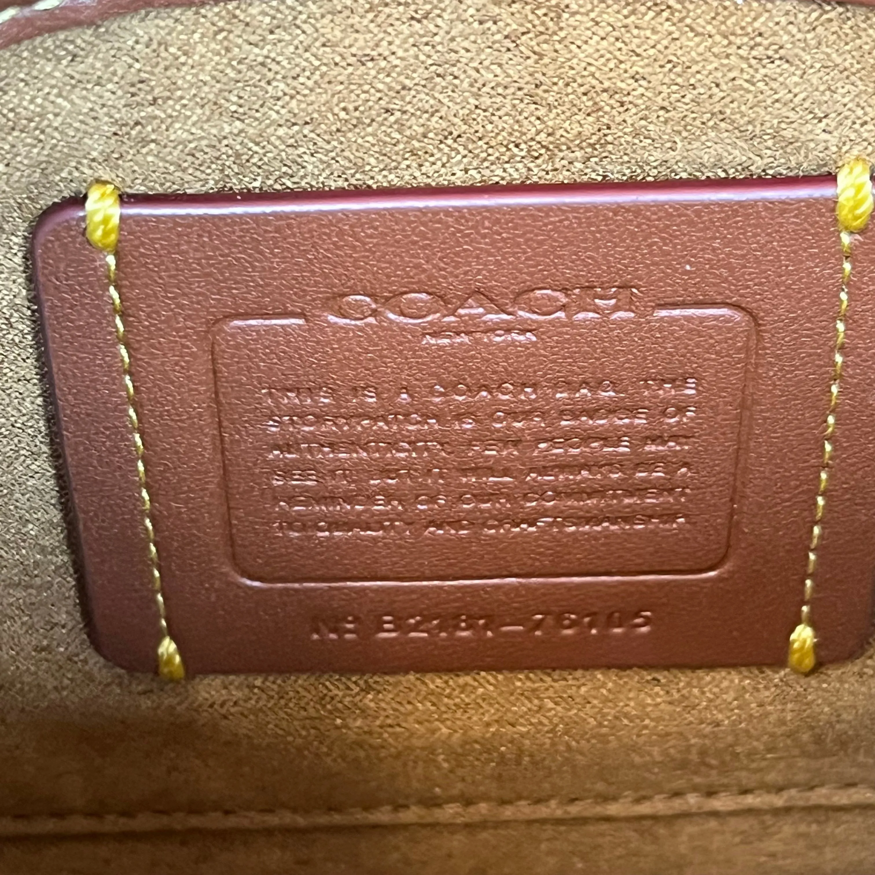 COACH Tabby 26 Ivory Taupe Colorblock Pebble Leather Shoulder Bag