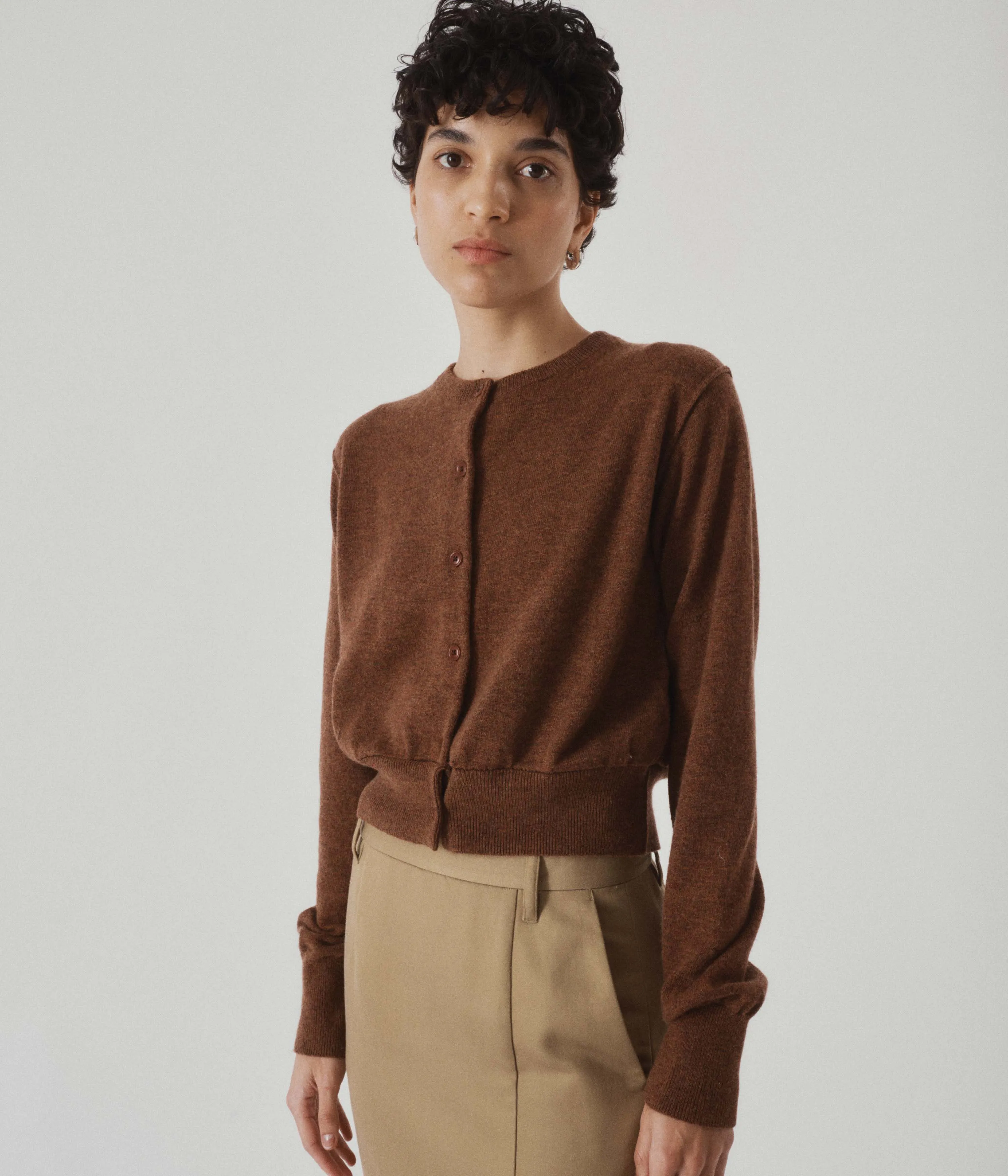 Compact Cardigan in Spices