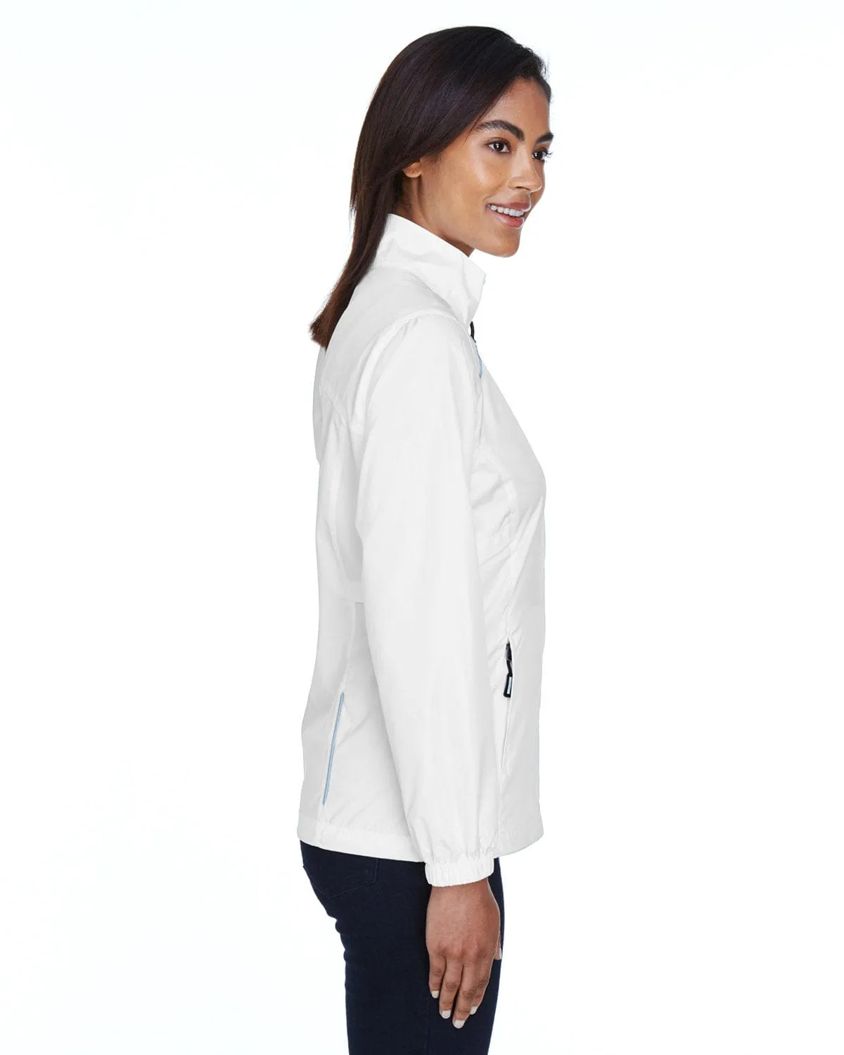 Core 365 Motivate Ladies Unlined Lightweight Jacket | White