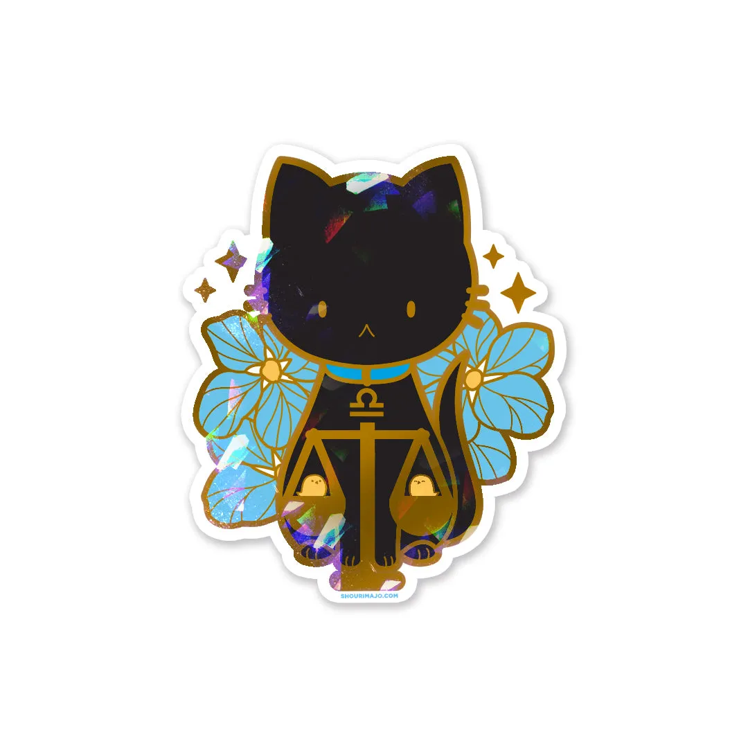 Cosmeek Zodiac Kitties Sparkly Stickers