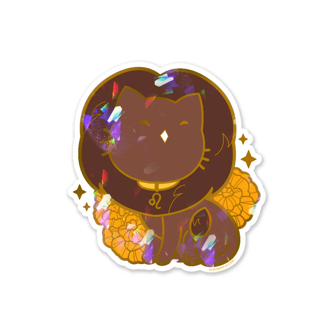 Cosmeek Zodiac Kitties Sparkly Stickers