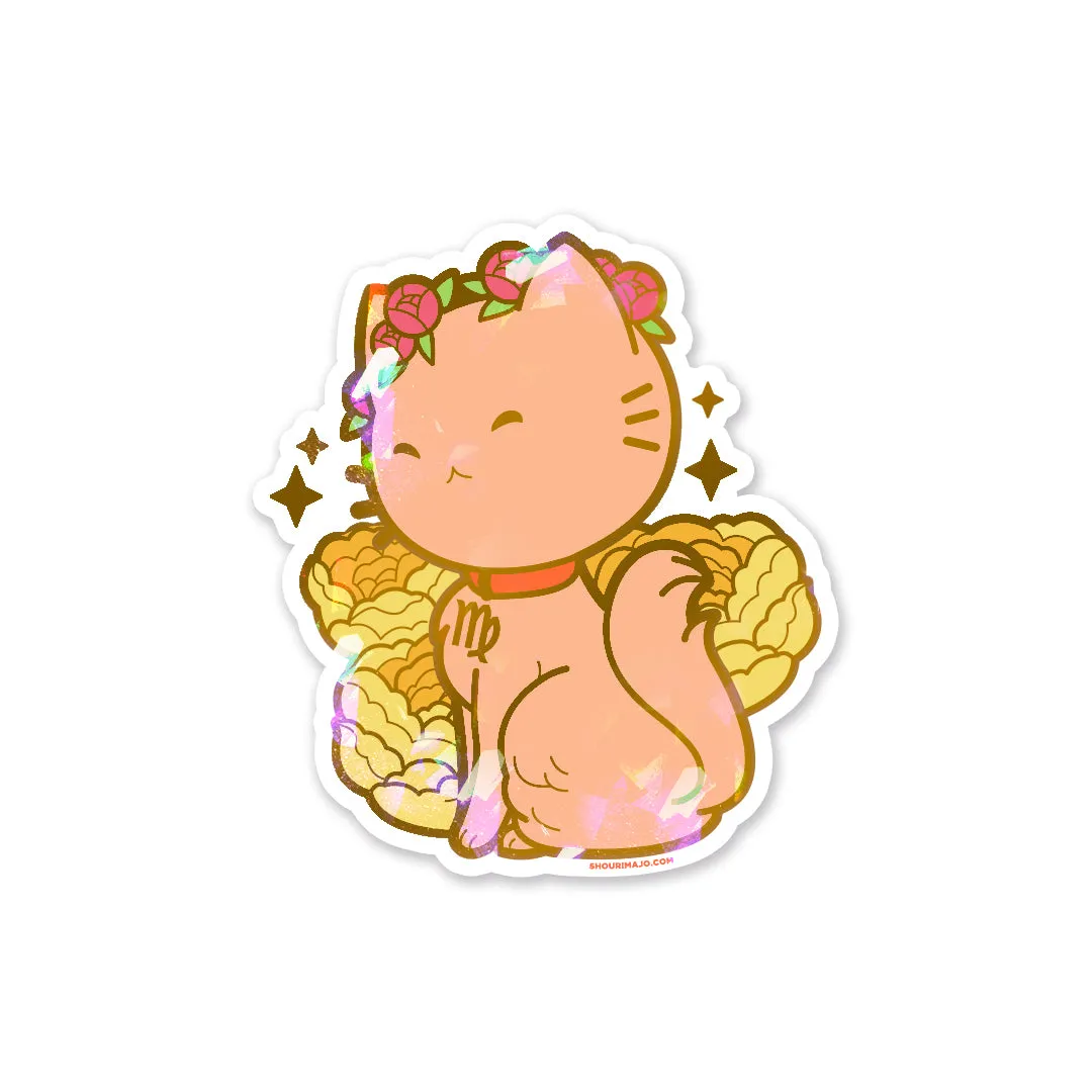 Cosmeek Zodiac Kitties Sparkly Stickers