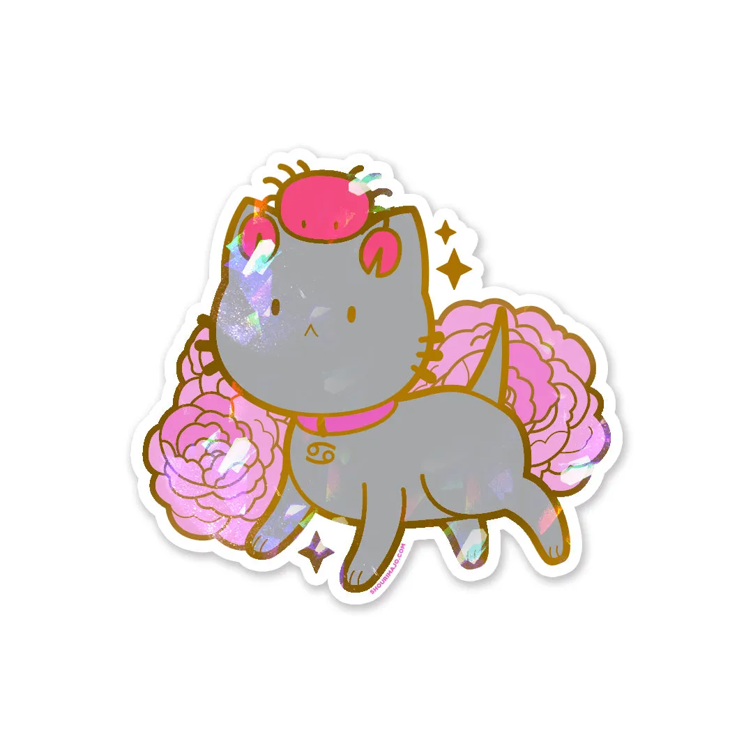 Cosmeek Zodiac Kitties Sparkly Stickers