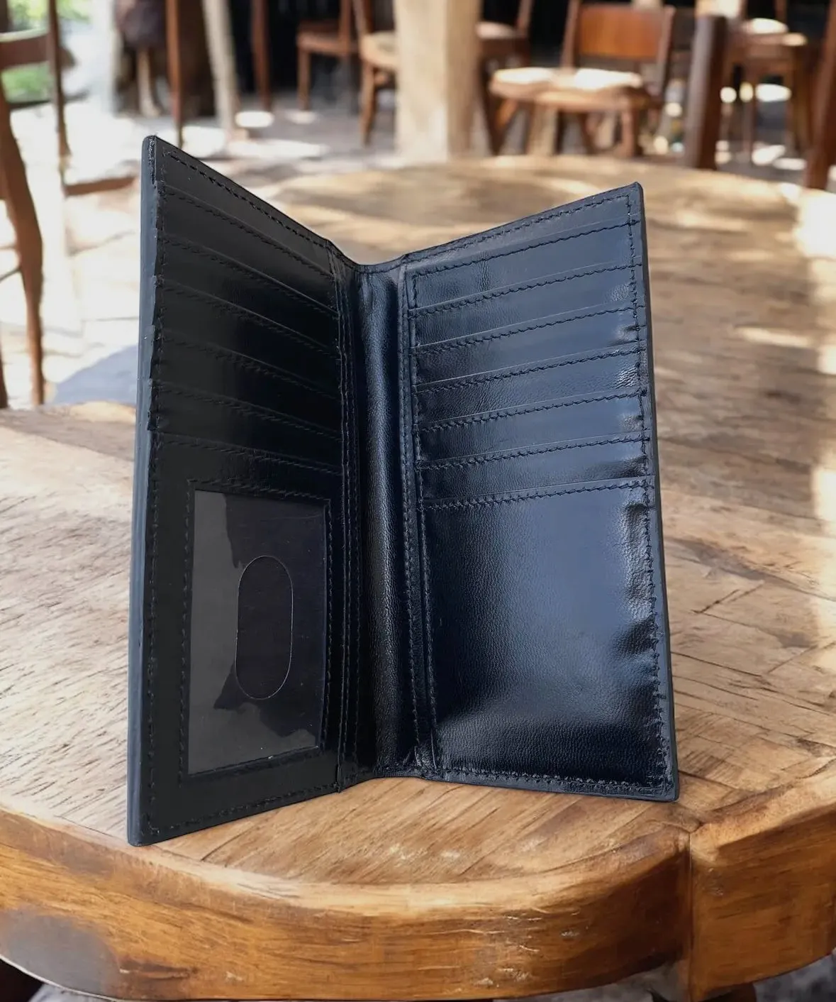 Cowhide   Tooled Leather Wallet