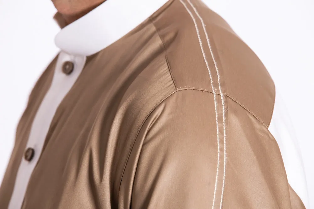 Cream Gold Patch Jubba