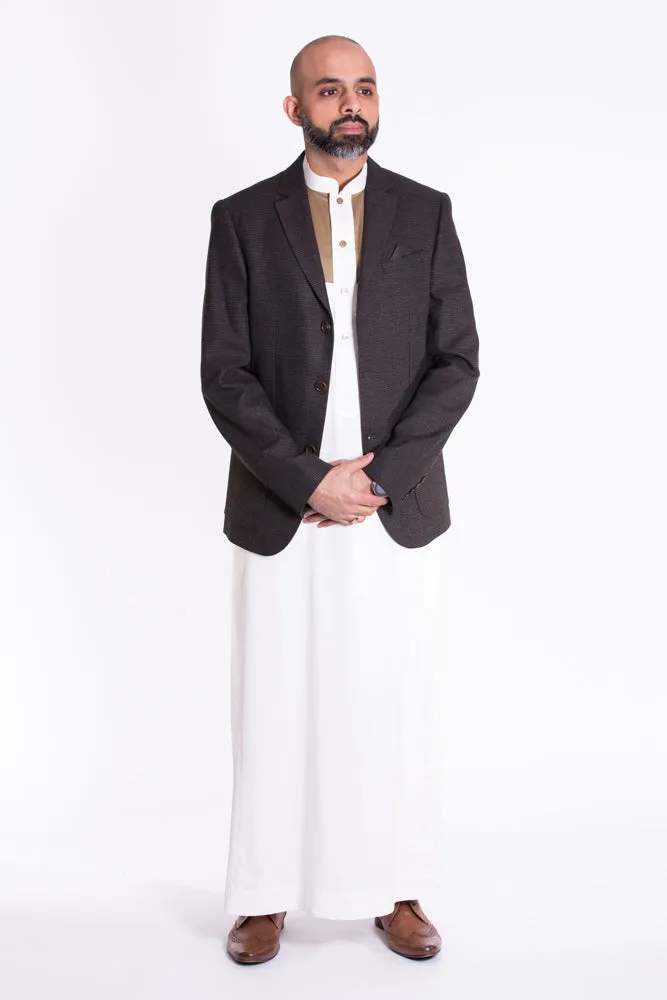Cream Gold Patch Jubba