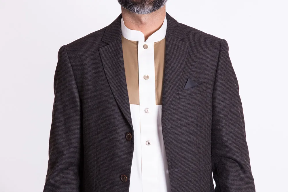 Cream Gold Patch Jubba