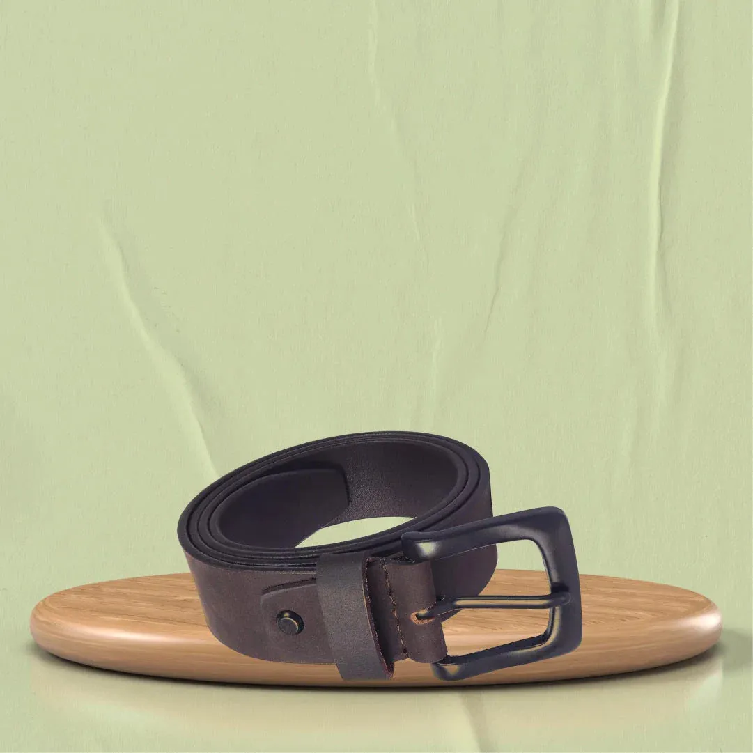 Customized Men's Decent 3 Pcs Gift Combo - Brown