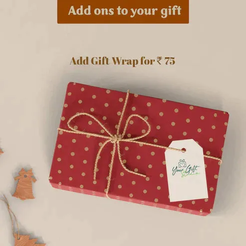 Customized Men's Decent 3 Pcs Gift Combo - Brown