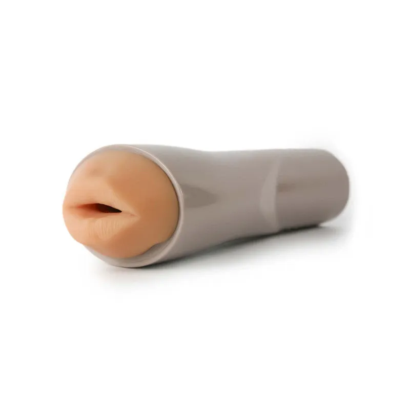 Cyberskin Release Deep Throat Stroker - Flesh -  Vibrating