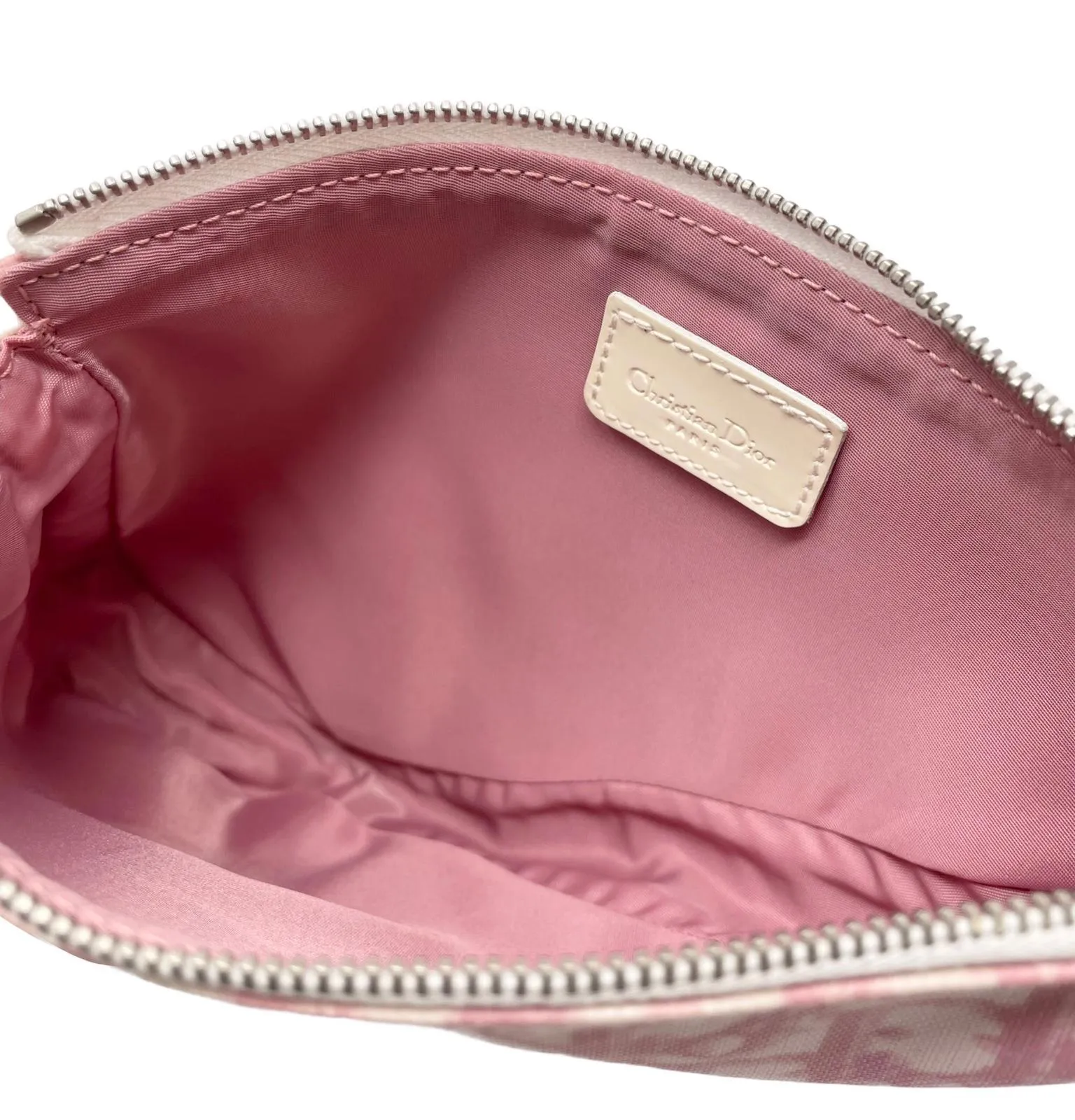 Dior Pink Monogram Mini Saddle Bag