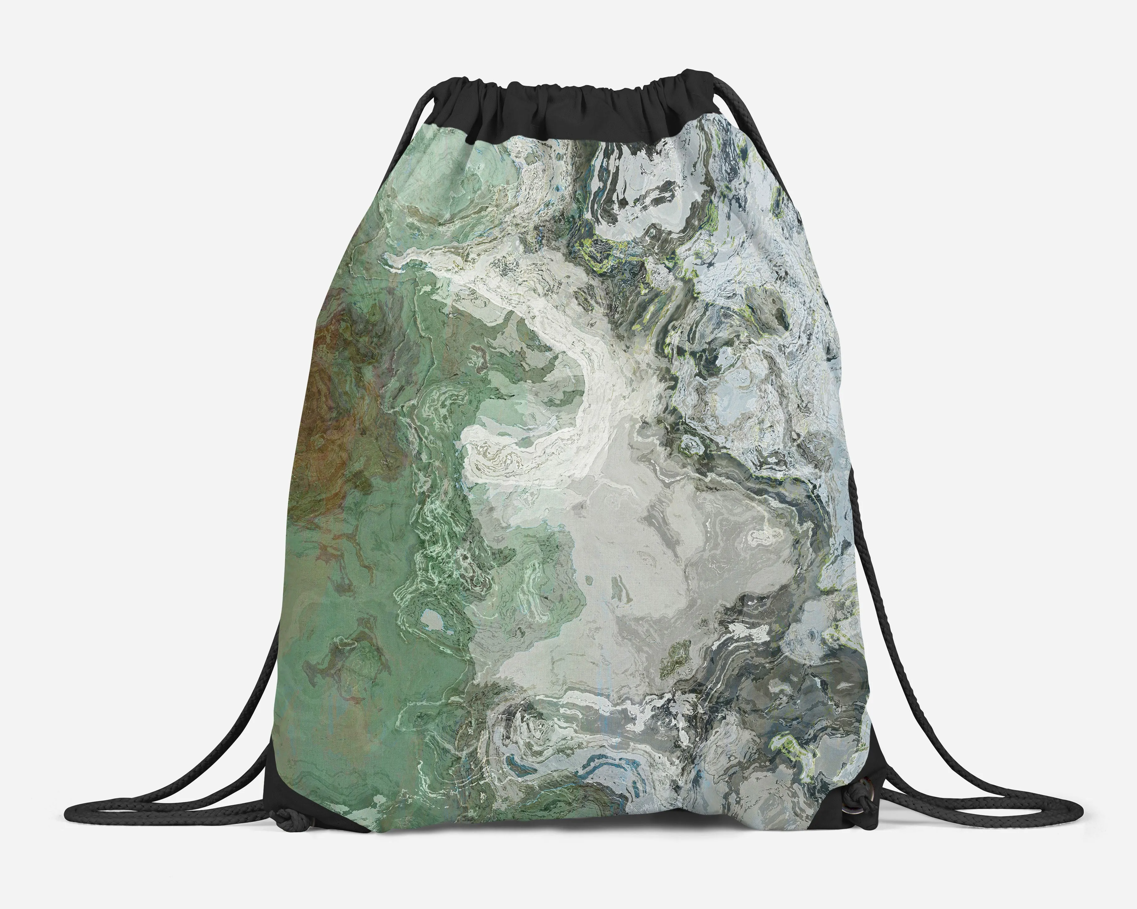 Drawstring Sling Bag, River Wind