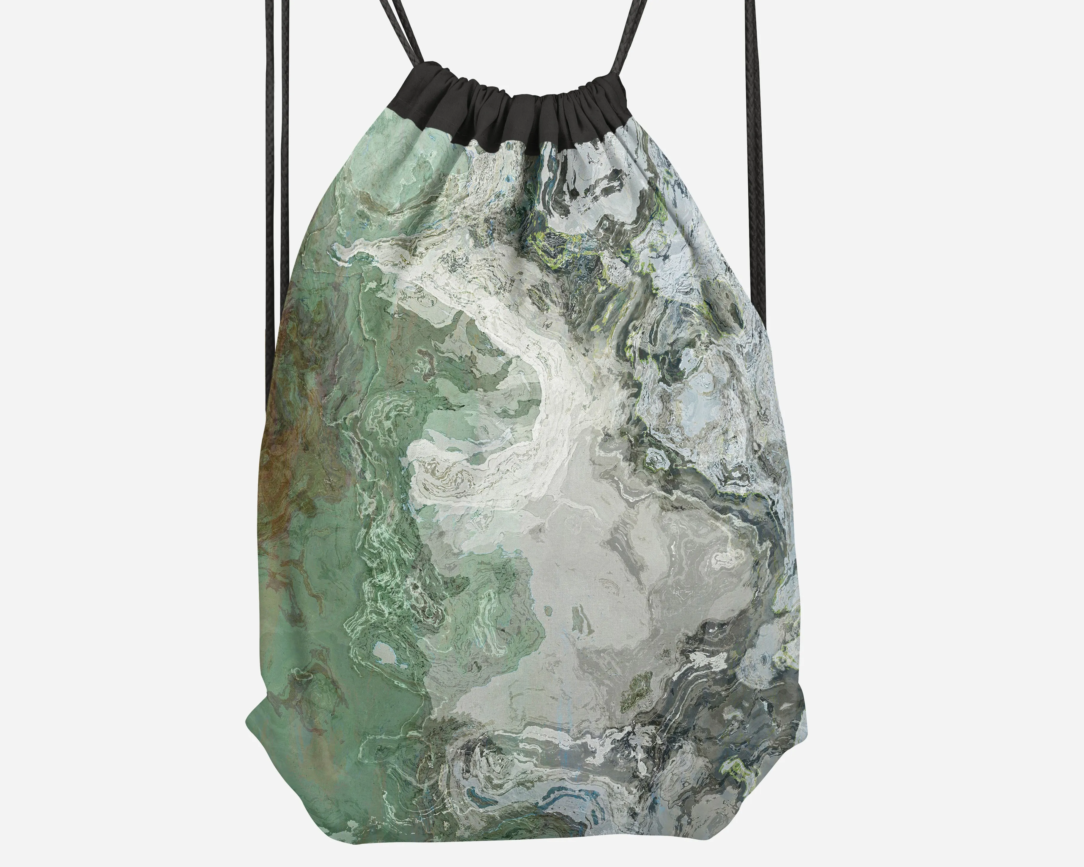 Drawstring Sling Bag, River Wind