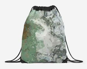 Drawstring Sling Bag, River Wind