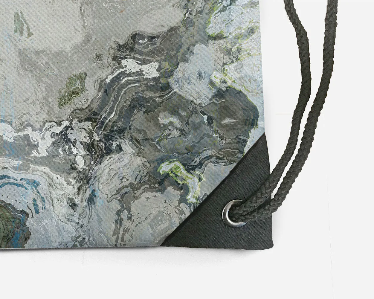 Drawstring Sling Bag, River Wind