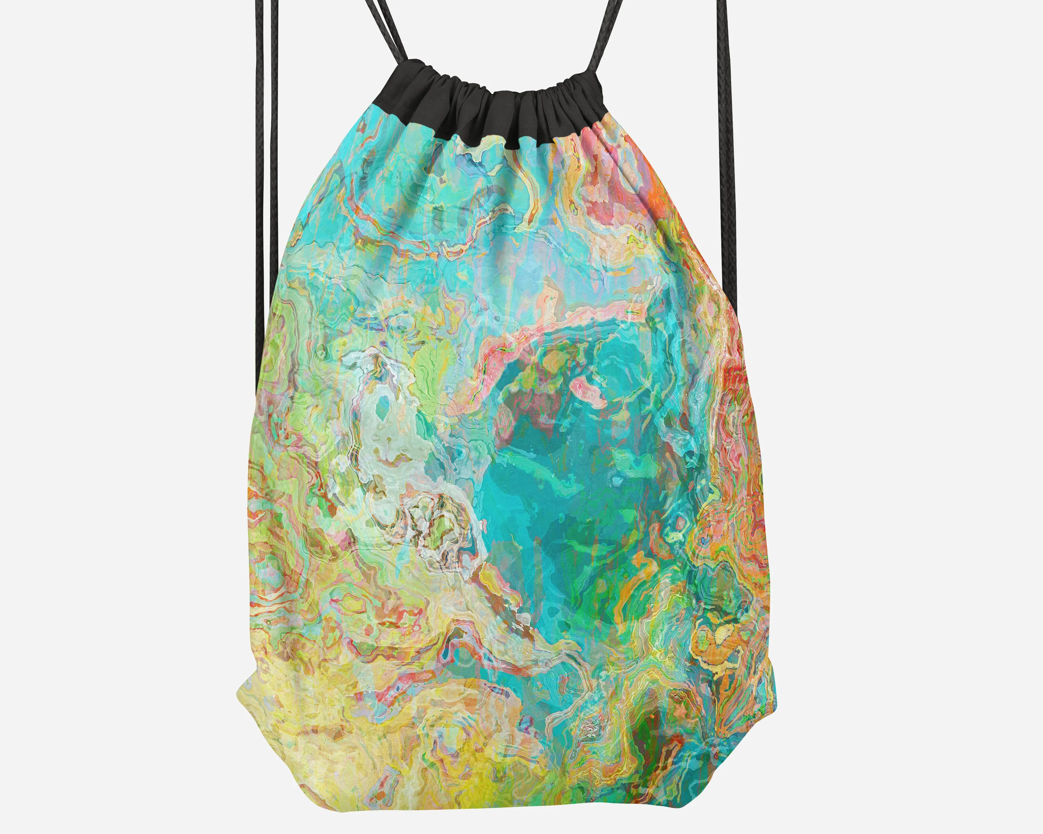 Drawstring Sling Bag, Spring Melody