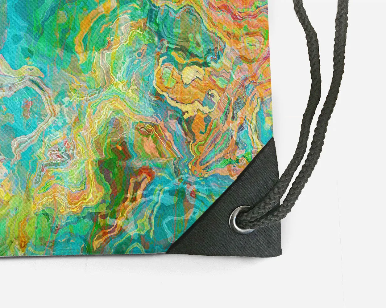 Drawstring Sling Bag, Spring Melody