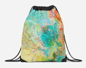 Drawstring Sling Bag, Spring Melody