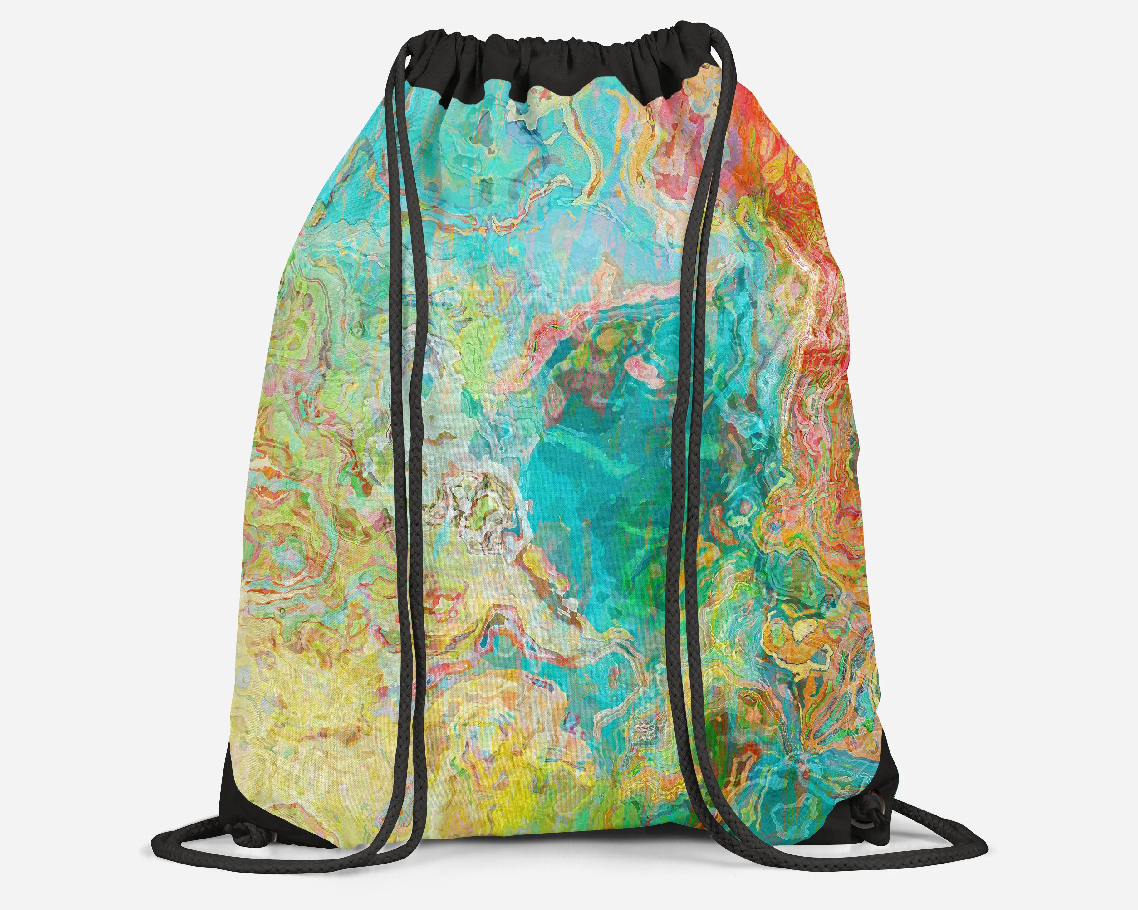 Drawstring Sling Bag, Spring Melody