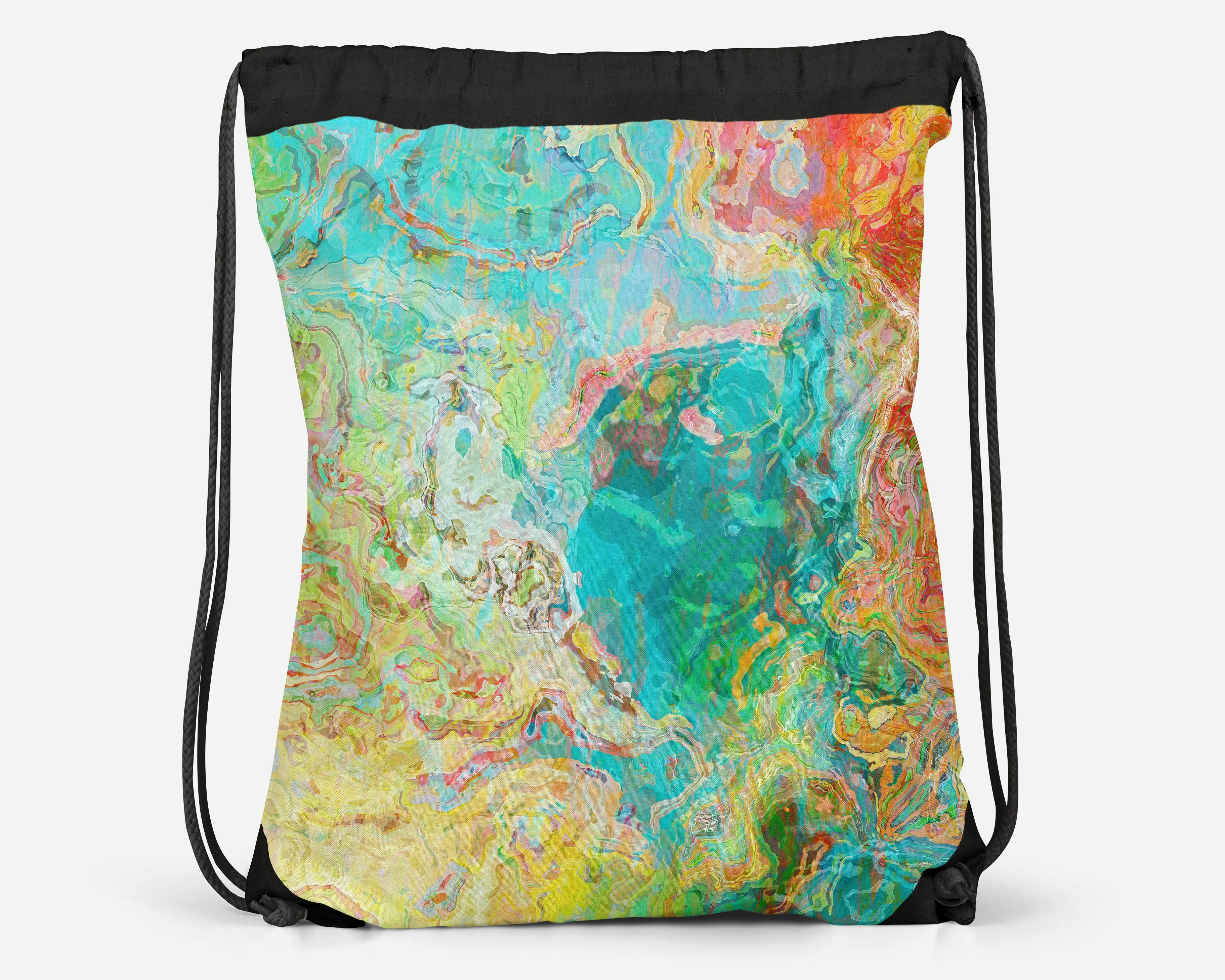Drawstring Sling Bag, Spring Melody