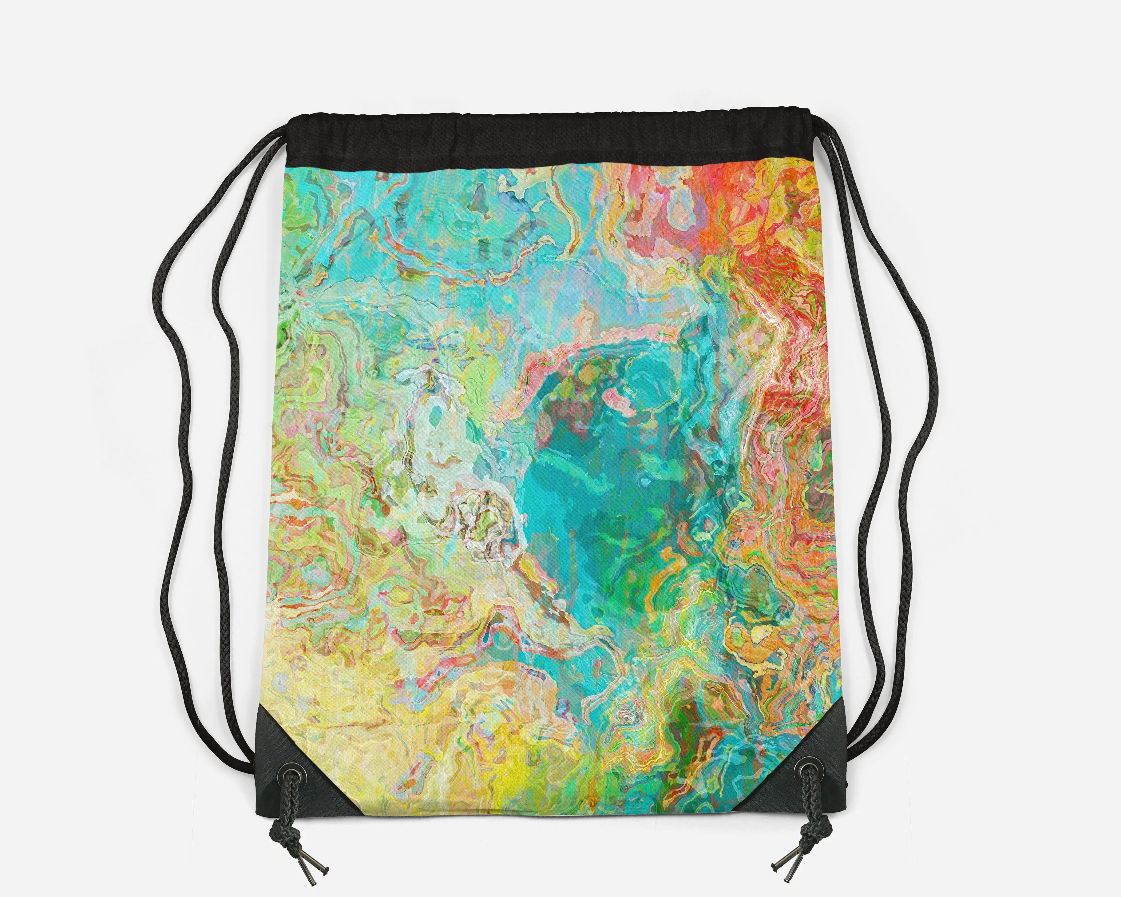 Drawstring Sling Bag, Spring Melody