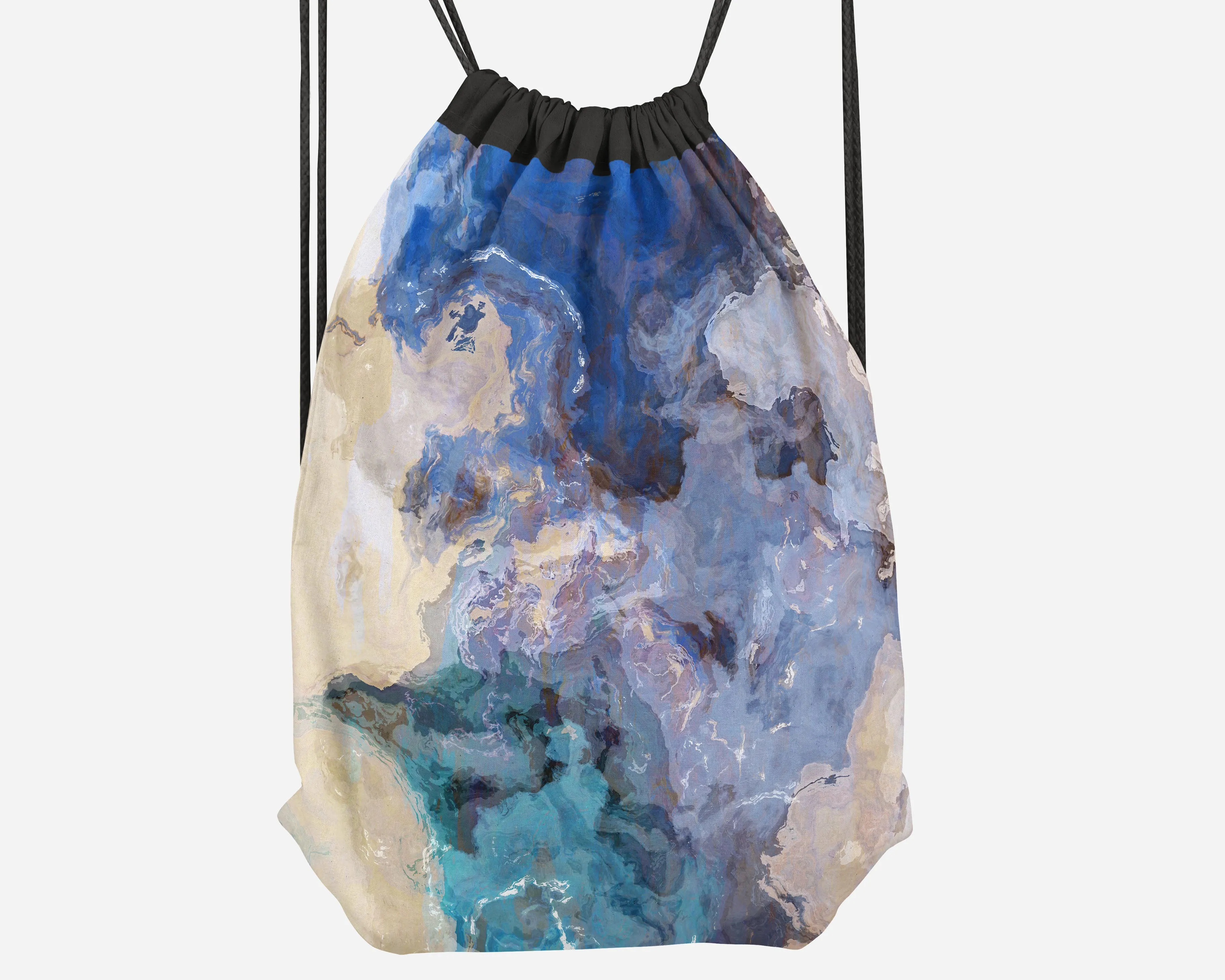 Drawstring Sling Bag, The Blues
