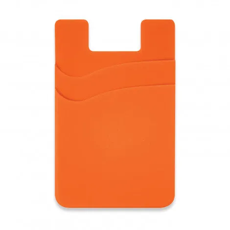 Dual Silicone Phone Wallet - Full Colour