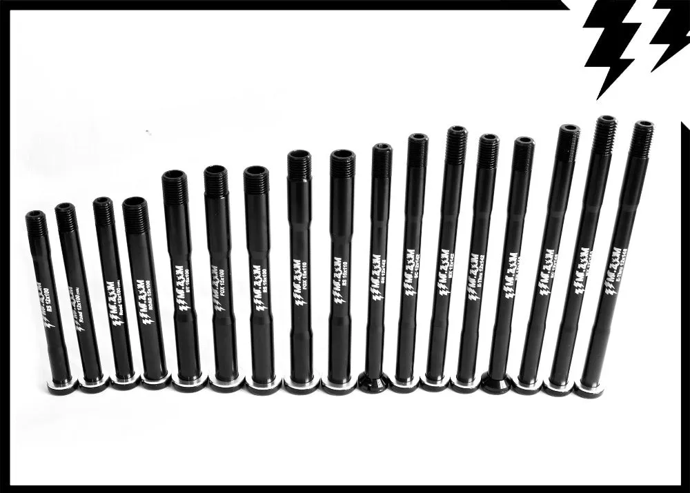 E-THRU ROAD FRONT THRU AXLE 12mm X 100MM (axle)/L. 123.5mm X 1.5MM 27G (T16)