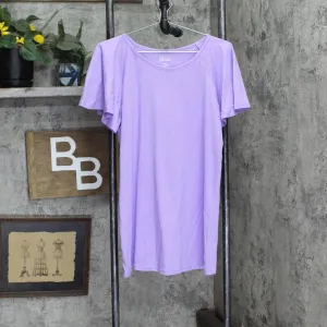 Easy Essentials Womens Cotton Lightweight Tunic Batwing Shirt Top 854322